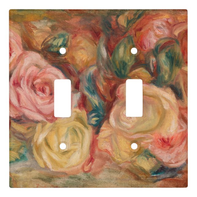 Pierre-Auguste Renoir - Roses Light Switch Cover (Front)