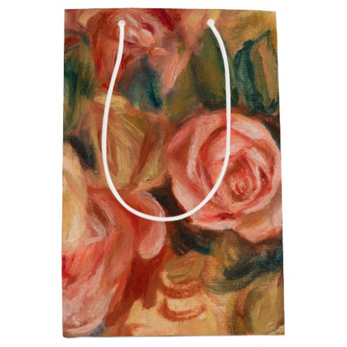 Pierre_Auguste Renoir _ Roses Medium Gift Bag