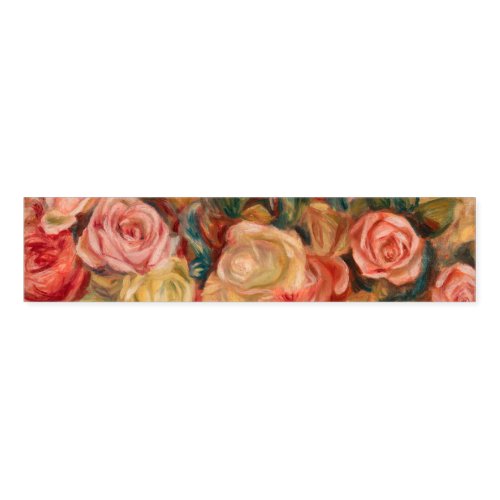 Pierre_Auguste Renoir _ Roses Napkin Bands