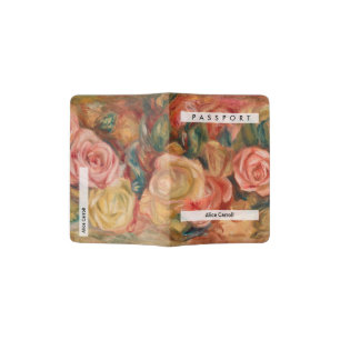 Pierre-Auguste Renoir - Roses Passport Holder