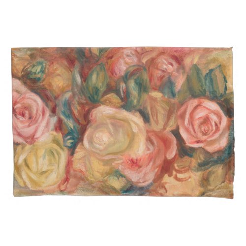 Pierre_Auguste Renoir _ Roses Pillow Case