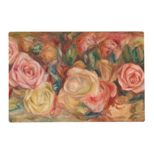 Pierre_Auguste Renoir _ Roses Placemat
