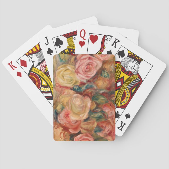 Pierre-Auguste Renoir - Roses Poker Cards (Back)