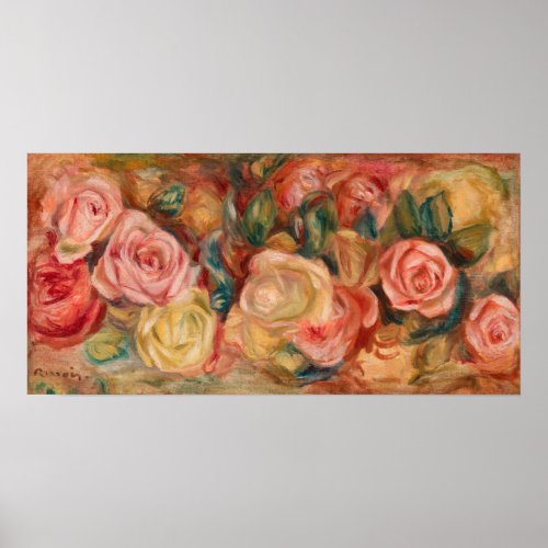 Pierre_Auguste Renoir _ Roses Poster
