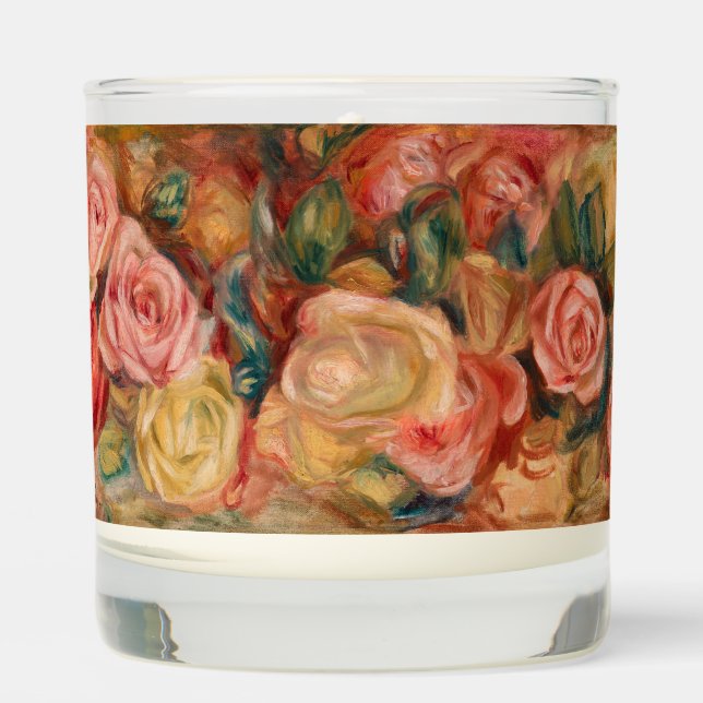 Pierre-Auguste Renoir - Roses Scented Candle (Front)