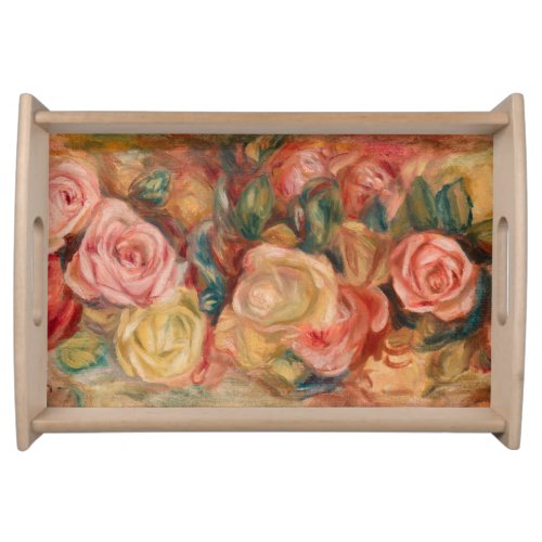 Pierre_Auguste Renoir _ Roses Serving Tray