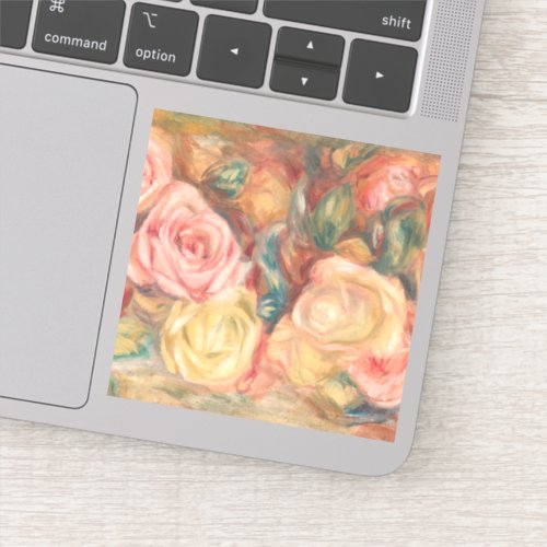 Pierre_Auguste Renoir _ Roses Sticker