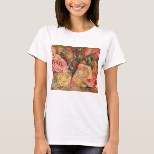 Pierre_Auguste Renoir _ Roses T_Shirt