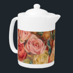 Pierre-Auguste Renoir - Roses Teapot<br><div class="desc">Roses - Pierre-Auguste Renoir,  1912</div>