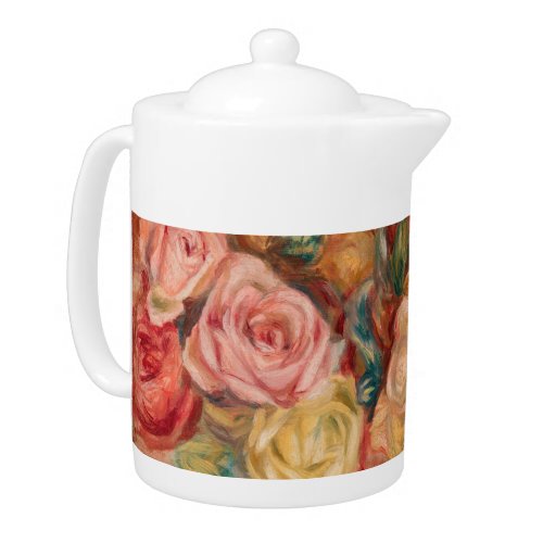 Pierre_Auguste Renoir _ Roses Teapot
