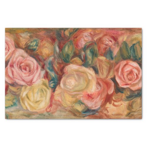 Pierre_Auguste Renoir _ Roses Tissue Paper