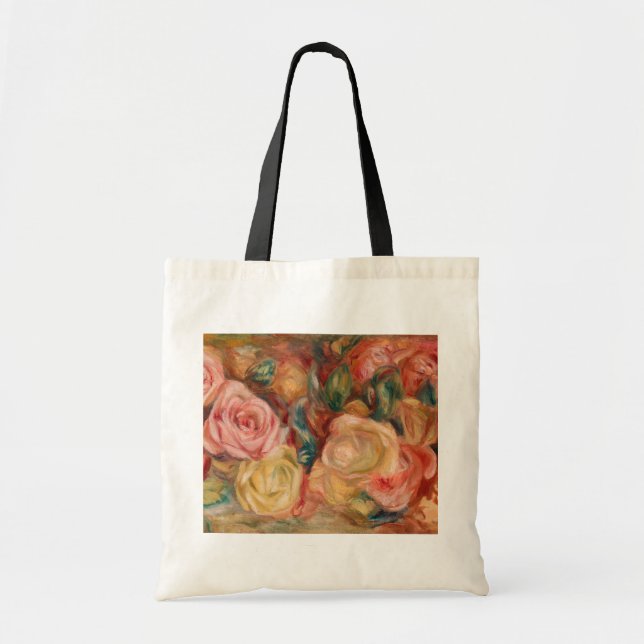 Pierre-Auguste Renoir - Roses Tote Bag (Front)