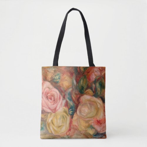 Pierre_Auguste Renoir _ Roses Tote Bag