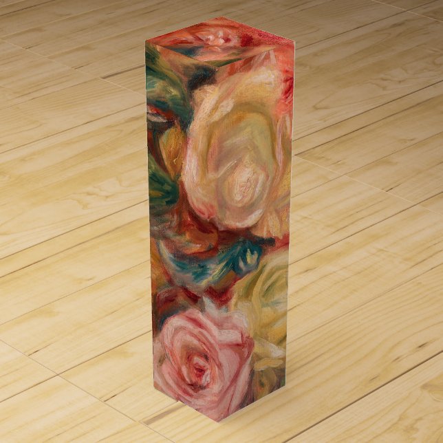 Pierre-Auguste Renoir - Roses Wine Box (Front)