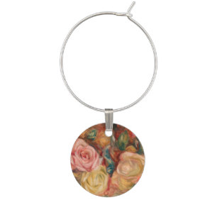 Pierre-Auguste Renoir - Roses Wine Charm
