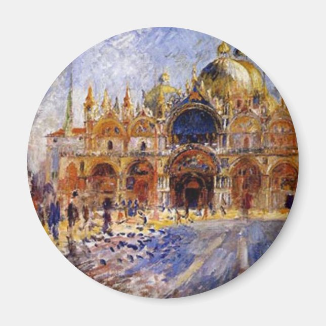 Pierre Auguste Renoir - San Marco Plaza Magnet (Front)