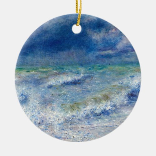 Pierre_Auguste Renoir _ Seascape Ceramic Ornament