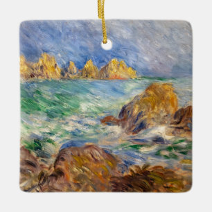 Pierre-Auguste Renoir - Seascape, Guernsey Ceramic Ornament