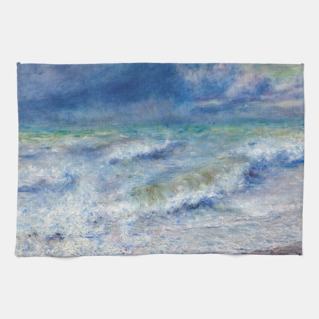 Pierre-Auguste Renoir - Seascape Kitchen Towel (Horizontal)
