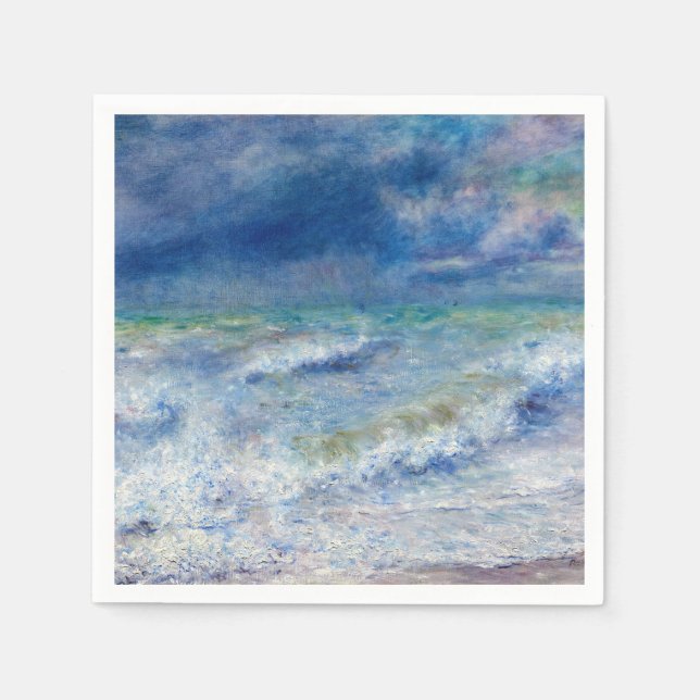 Pierre-Auguste Renoir - Seascape Napkins (Front)