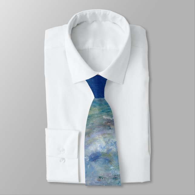 Pierre-Auguste Renoir - Seascape Neck Tie (Tied)