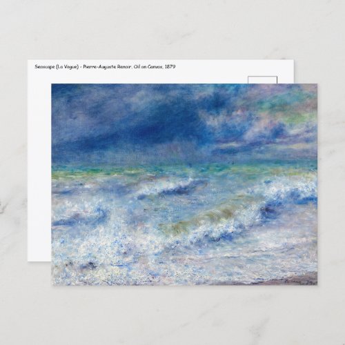Pierre_Auguste Renoir _ Seascape Postcard