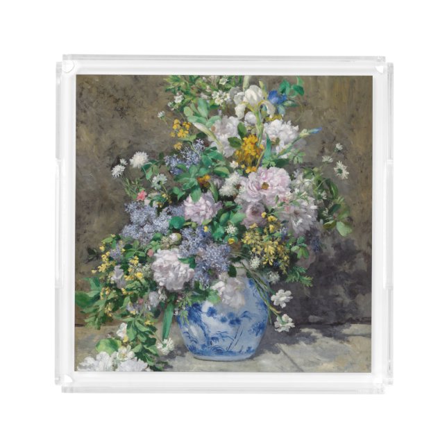 Pierre-Auguste Renoir - Spring Bouquet Acrylic Tray (Front)