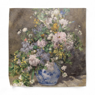 Pierre-Auguste Renoir Spring Bouquet Bandana