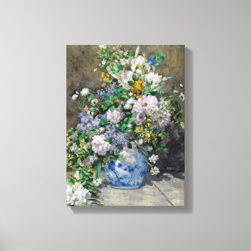 Pierre_Auguste Renoir _ Spring Bouquet Canvas Print