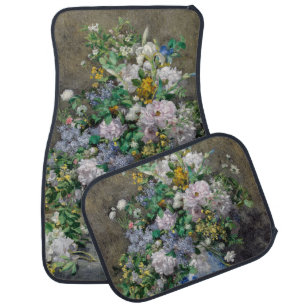 Pierre-Auguste Renoir - Spring Bouquet Car Floor Mat