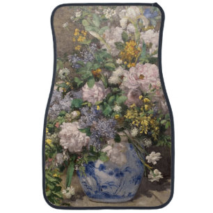 Pierre-Auguste Renoir Spring Bouquet Car Floor Mat