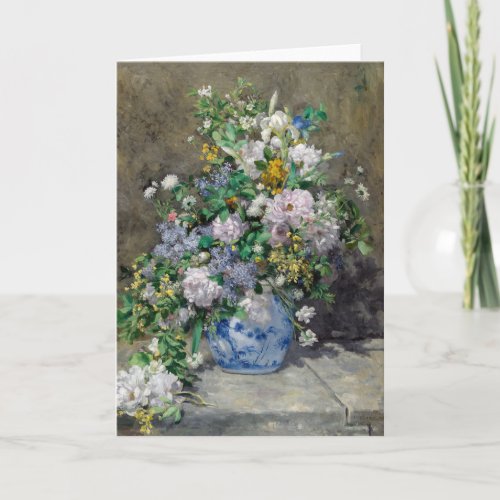 Pierre_Auguste Renoir _ Spring Bouquet Card