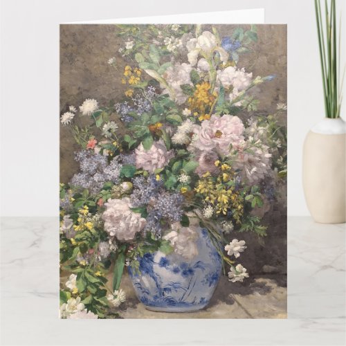 Pierre_Auguste Renoir Spring Bouquet     Card
