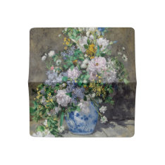 Pierre-auguste Renoir - Spring Bouquet Checkbook Cover at Zazzle