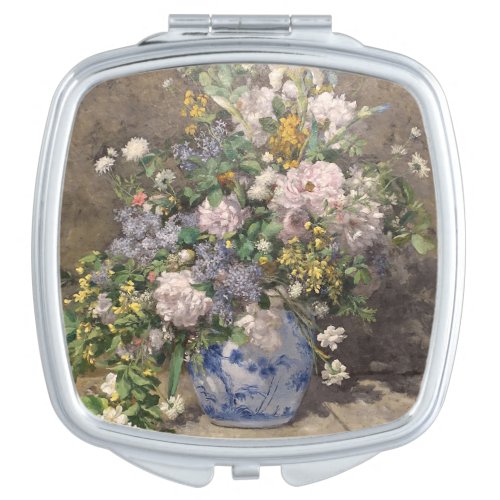 Pierre_Auguste Renoir Spring Bouquet     Compact Mirror