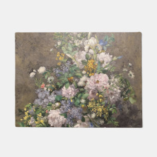 Pierre-Auguste Renoir Spring Bouquet Doormat