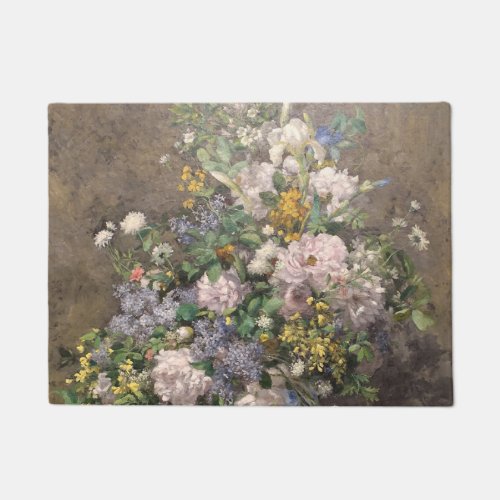 Pierre_Auguste Renoir Spring Bouquet     Doormat