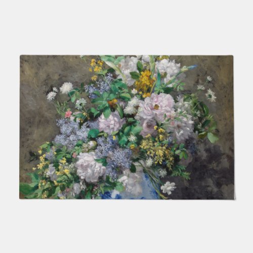 Pierre_Auguste Renoir _ Spring Bouquet Doormat