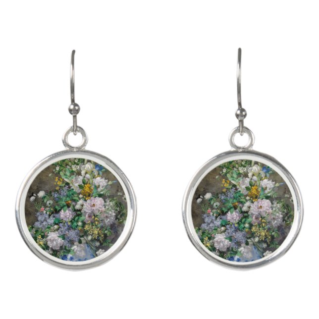 Pierre-Auguste Renoir - Spring Bouquet Earrings (Front)