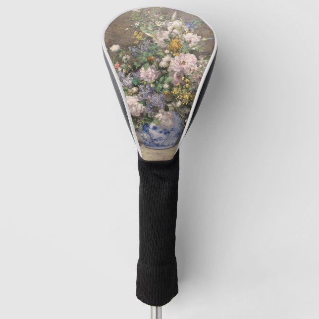 Pierre-Auguste Renoir Spring Bouquet    Golf Head Cover (Front)