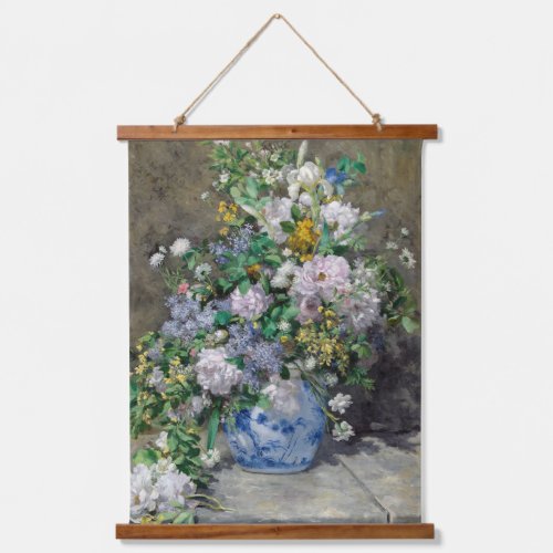 Pierre_Auguste Renoir _ Spring Bouquet Hanging Tapestry