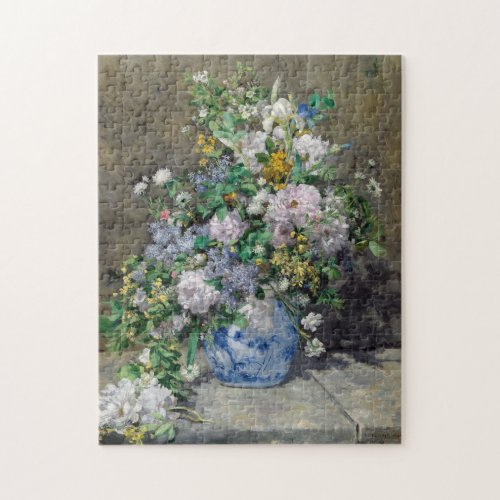 Pierre_Auguste Renoir _ Spring Bouquet Jigsaw Puzzle