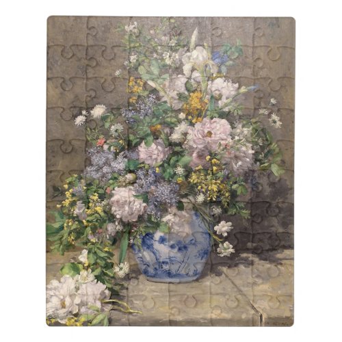 Pierre_Auguste Renoir Spring Bouquet  Jigsaw Puzzle