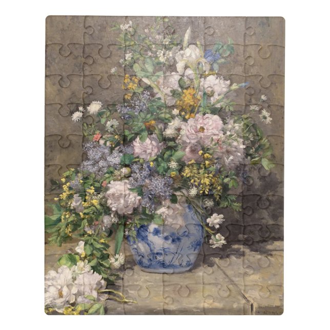 Pierre-Auguste Renoir Spring Bouquet  Jigsaw Puzzle (Puzzle Vertical)