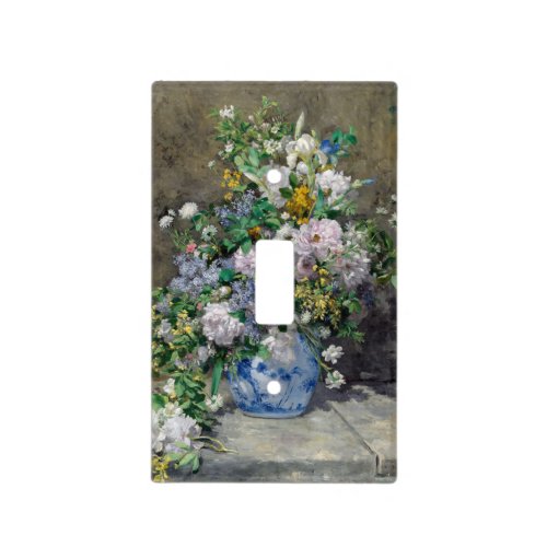 Pierre_Auguste Renoir _ Spring Bouquet Light Switch Cover
