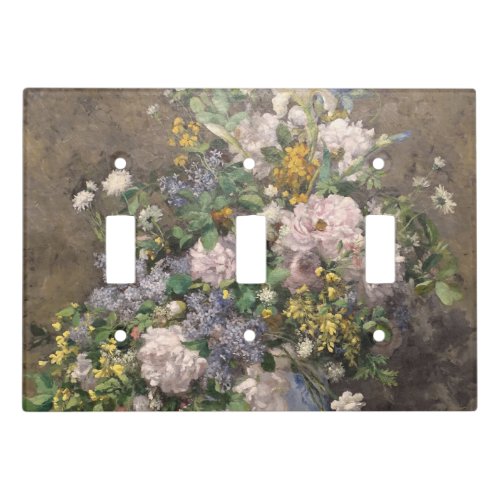 Pierre_Auguste Renoir Spring Bouquet     Light Switch Cover