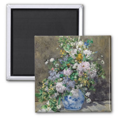 Pierre_Auguste Renoir _ Spring Bouquet Magnet