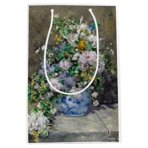 Pierre_Auguste Renoir _ Spring Bouquet Medium Gift Bag
