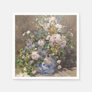 Pierre-Auguste Renoir Spring Bouquet Napkins