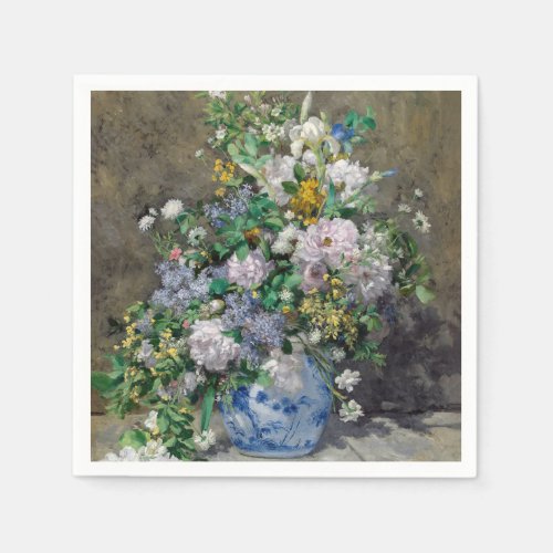 Pierre_Auguste Renoir _ Spring Bouquet Napkins